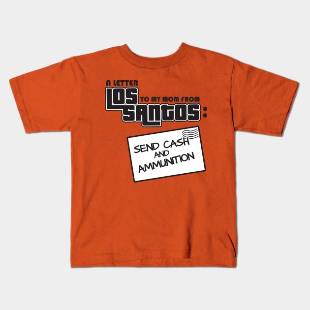 Los Santos Kids T-Shirt by nektarinchen